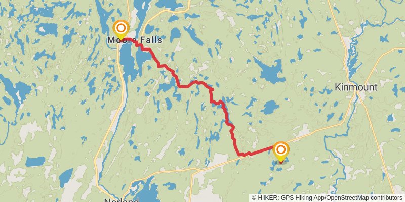Ganaraska Trail stage 7 Map