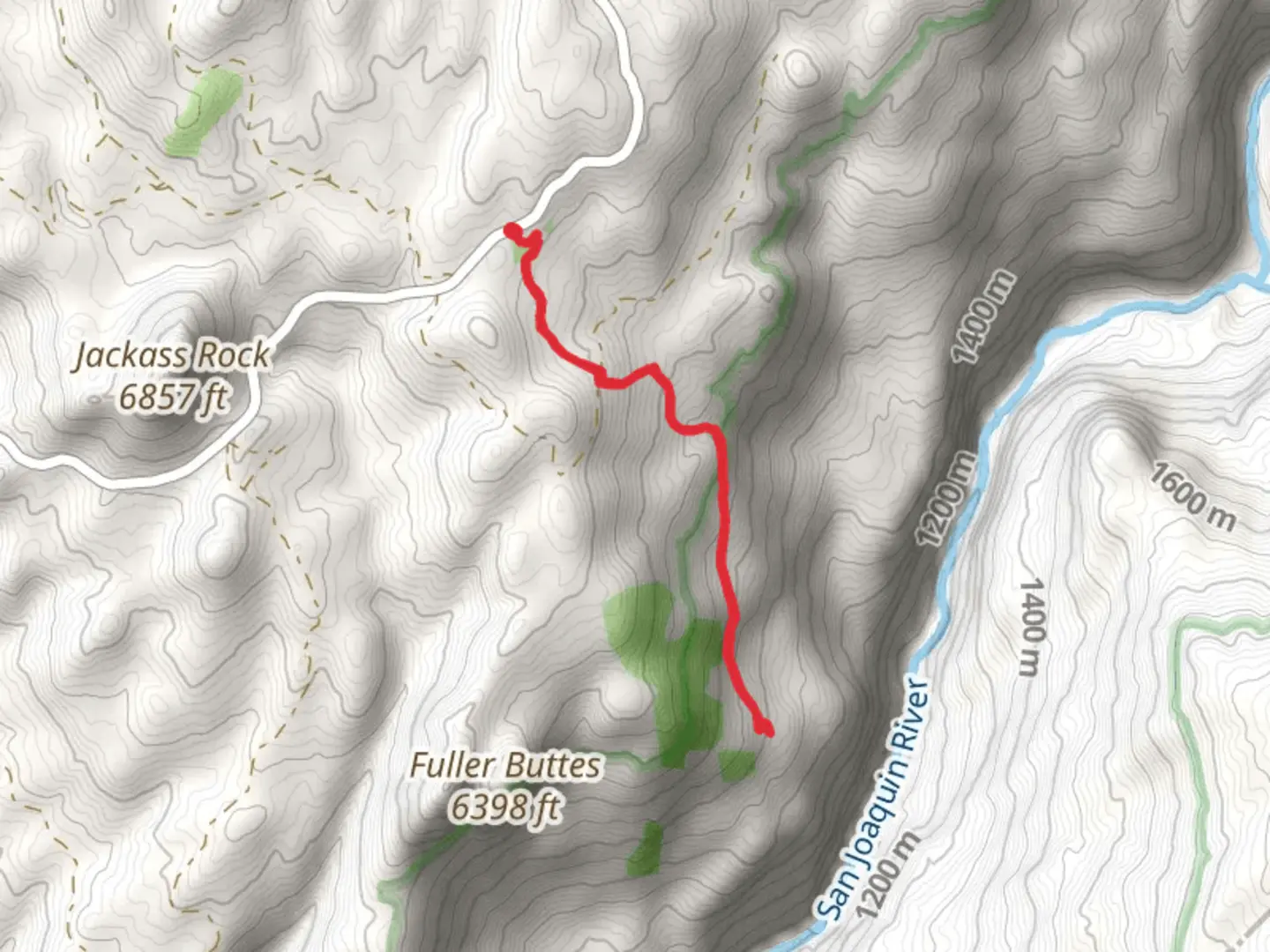 An image depicting the trail Hell's Half Acre Trail and its surrounding area.