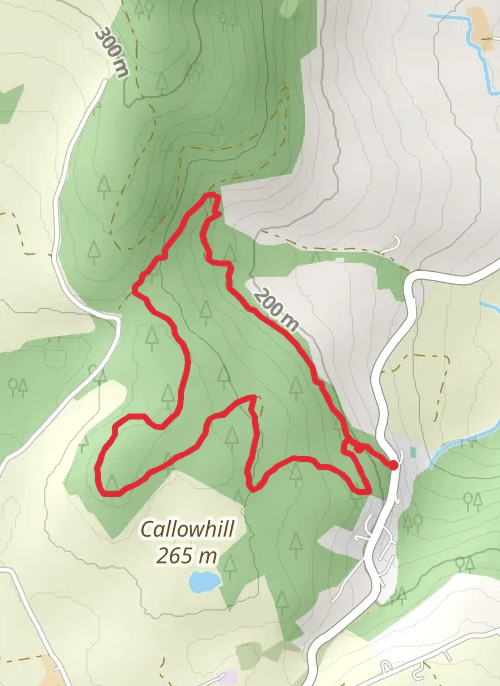 Callow Hill mobile static map