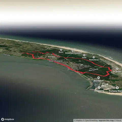 Waddenwandelen - Vlieland and Pad van de Staatsschuur Loop