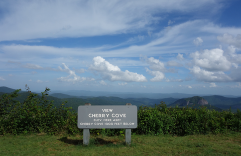An image depicting the trail Big East Fork Trail and its surrounding area.