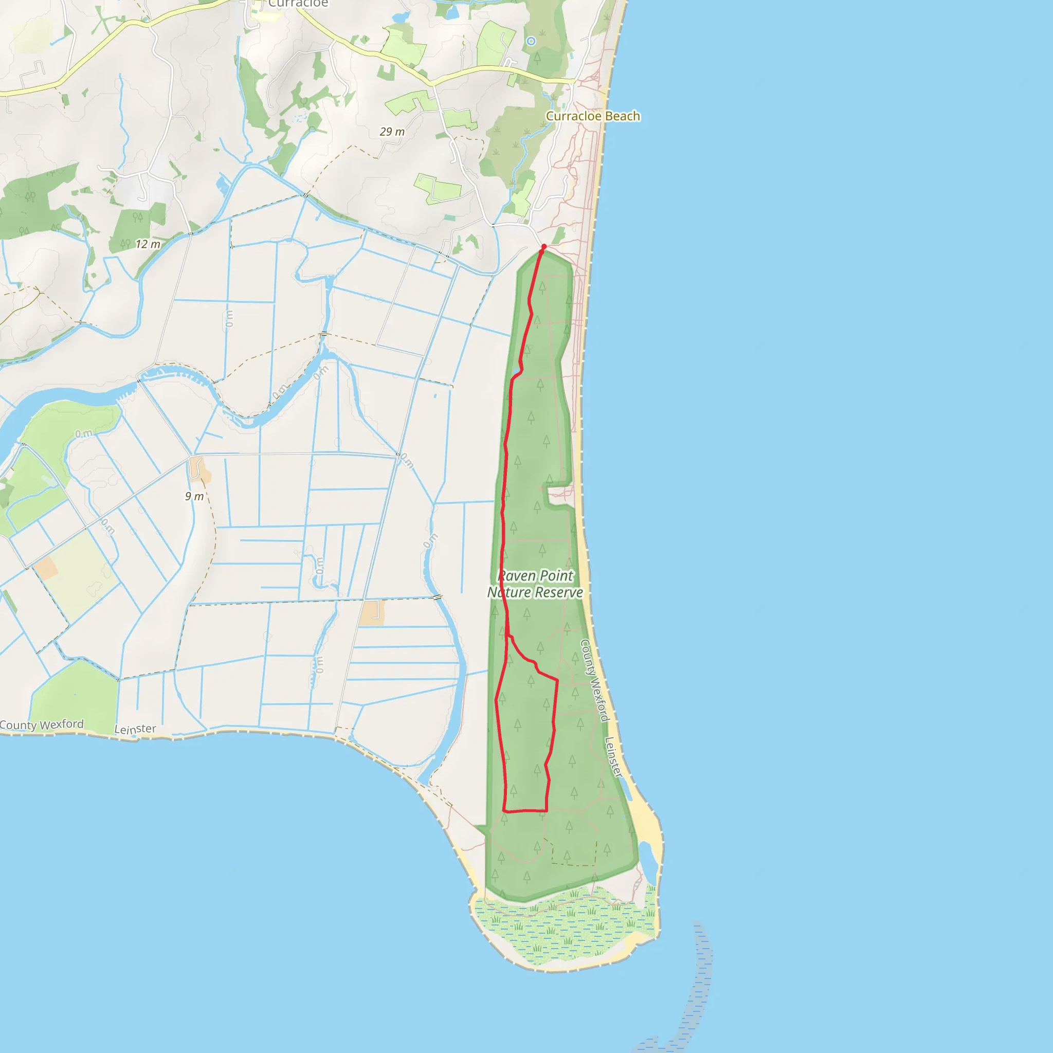 Raven Wood Loop mobile static map