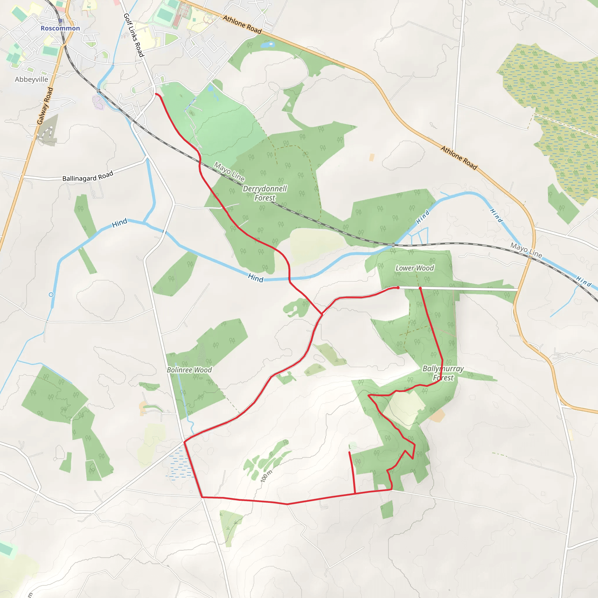 Mote Park - Heritage Trail mobile static map