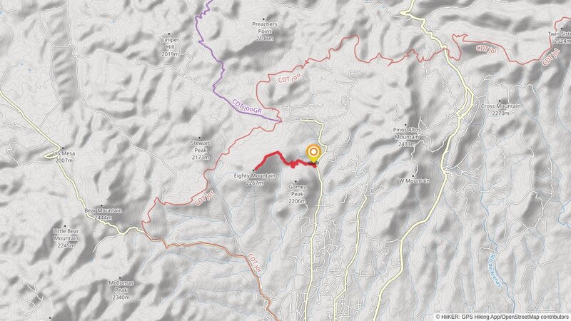 Eighty Mountain Trail Out and Back