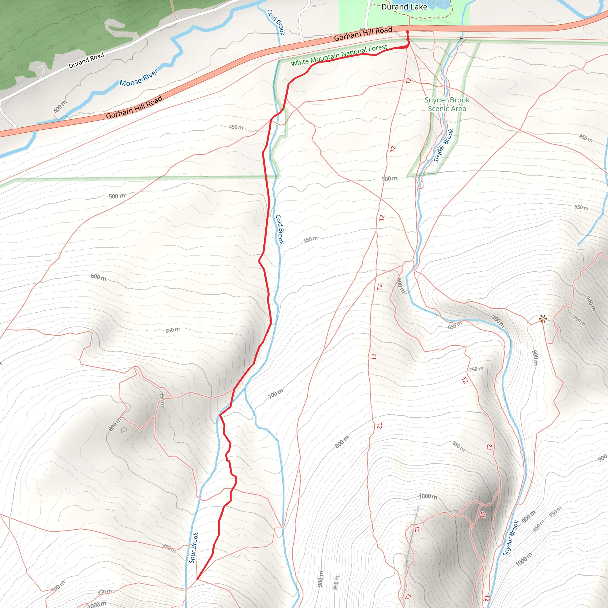 Amphibrach Trail mobile static map