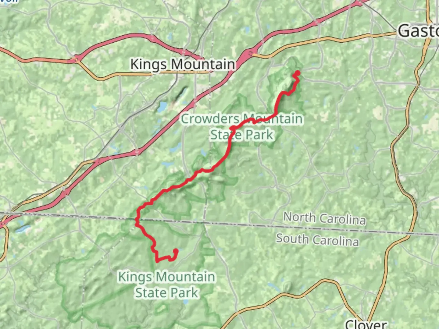 An image depicting the trail Tower and Ridgeline Trail and its surrounding area.
