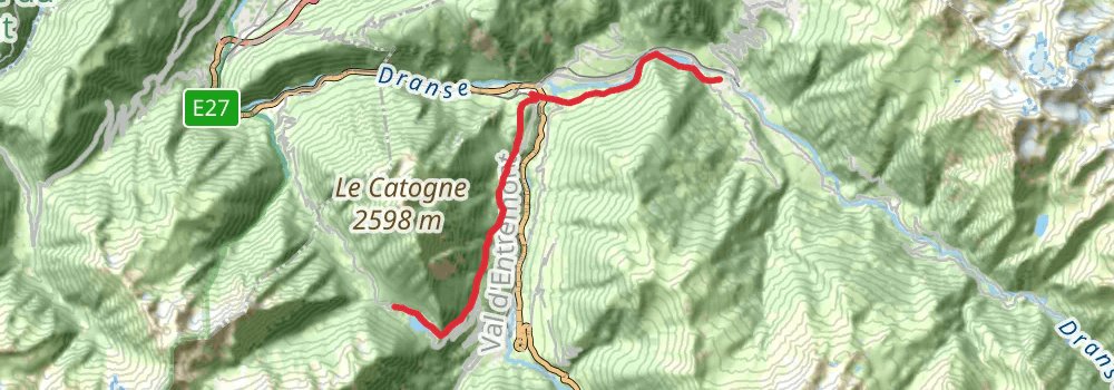 Chamonix to Zermatt - Haute Route stage 3 Map