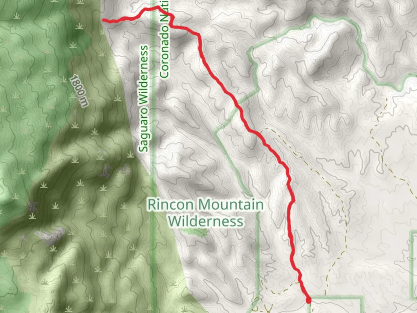 An image depicting the trail Turkey Creek Trail and its surrounding area.