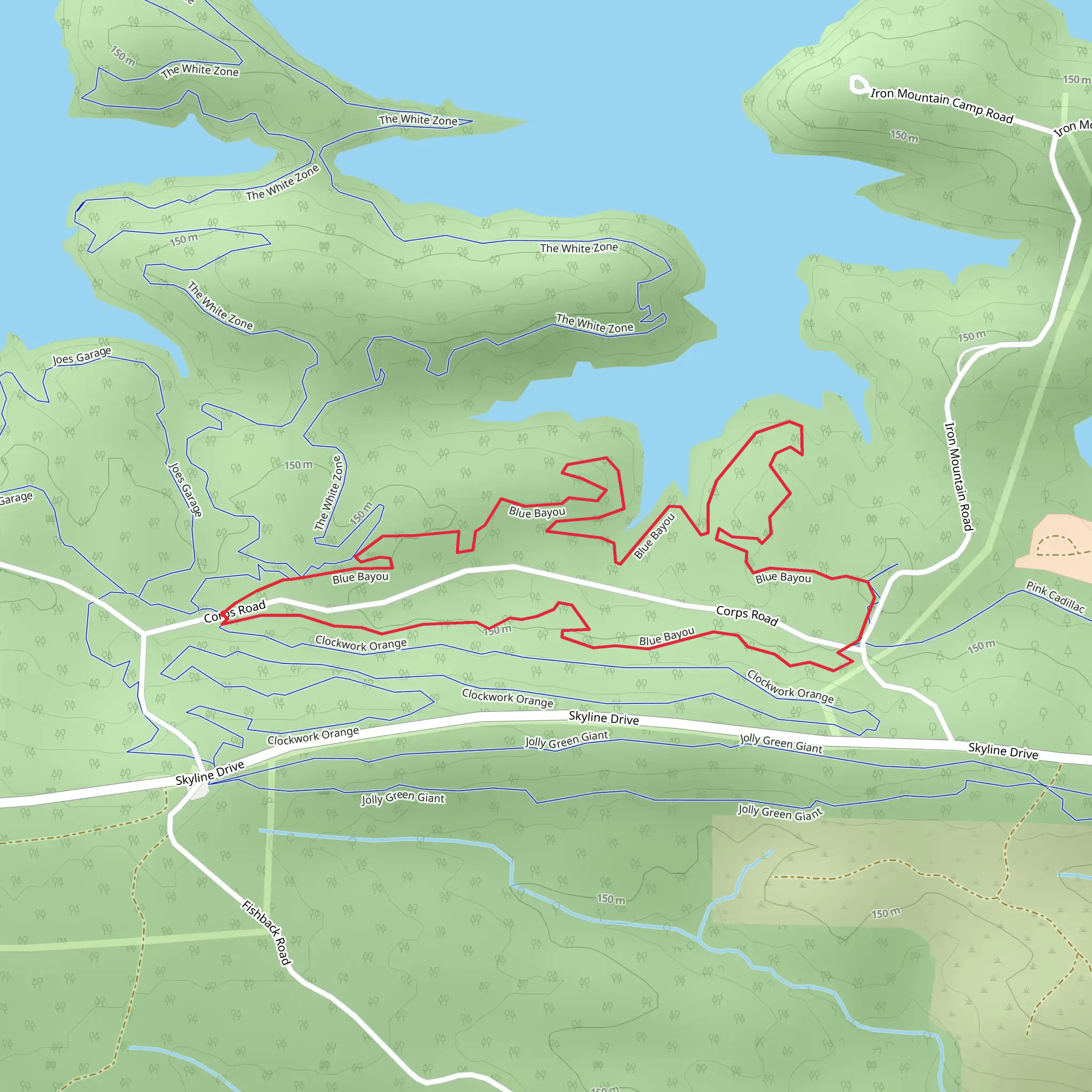 Blue Bayou Loop mobile static map