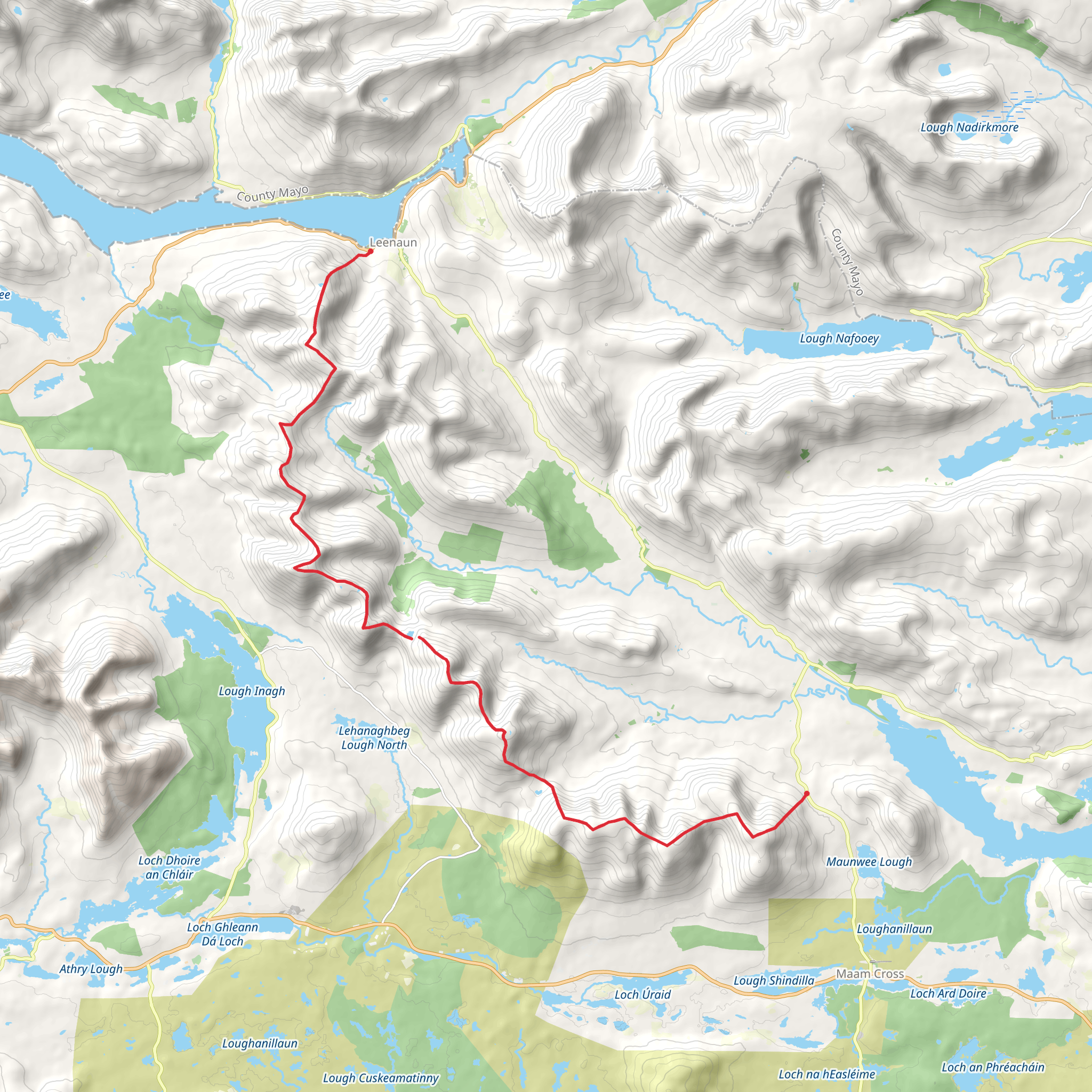 Maumturks mobile static map
