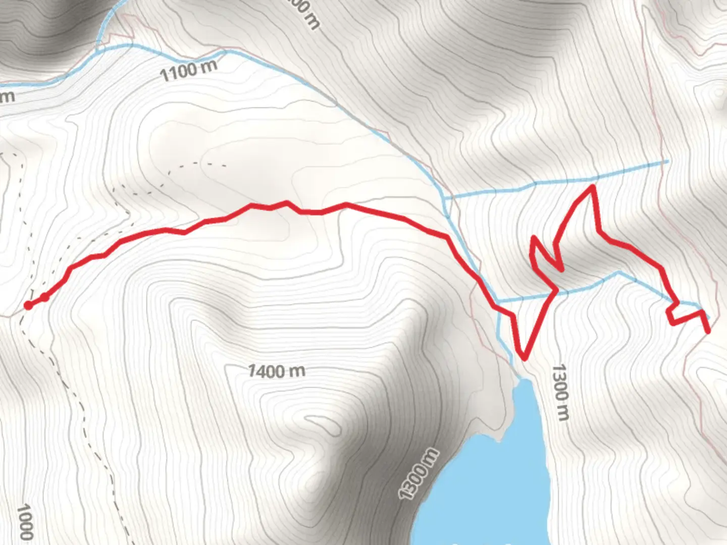 An image depicting the trail Jumpoff Trail and its surrounding area.