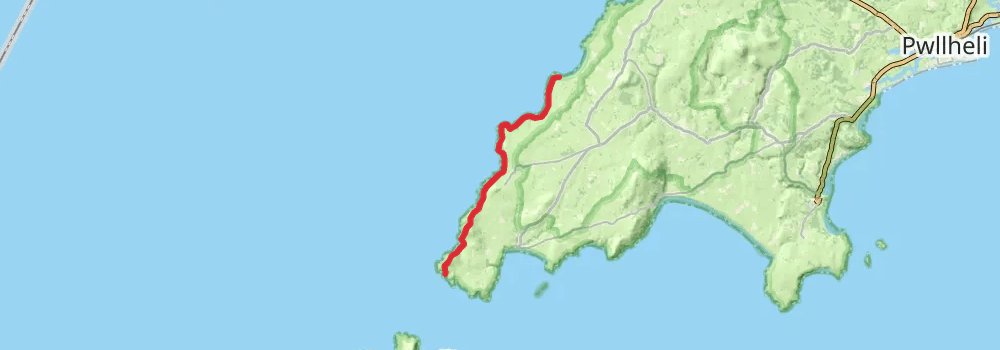 Wales Coast Path stage 22 Map