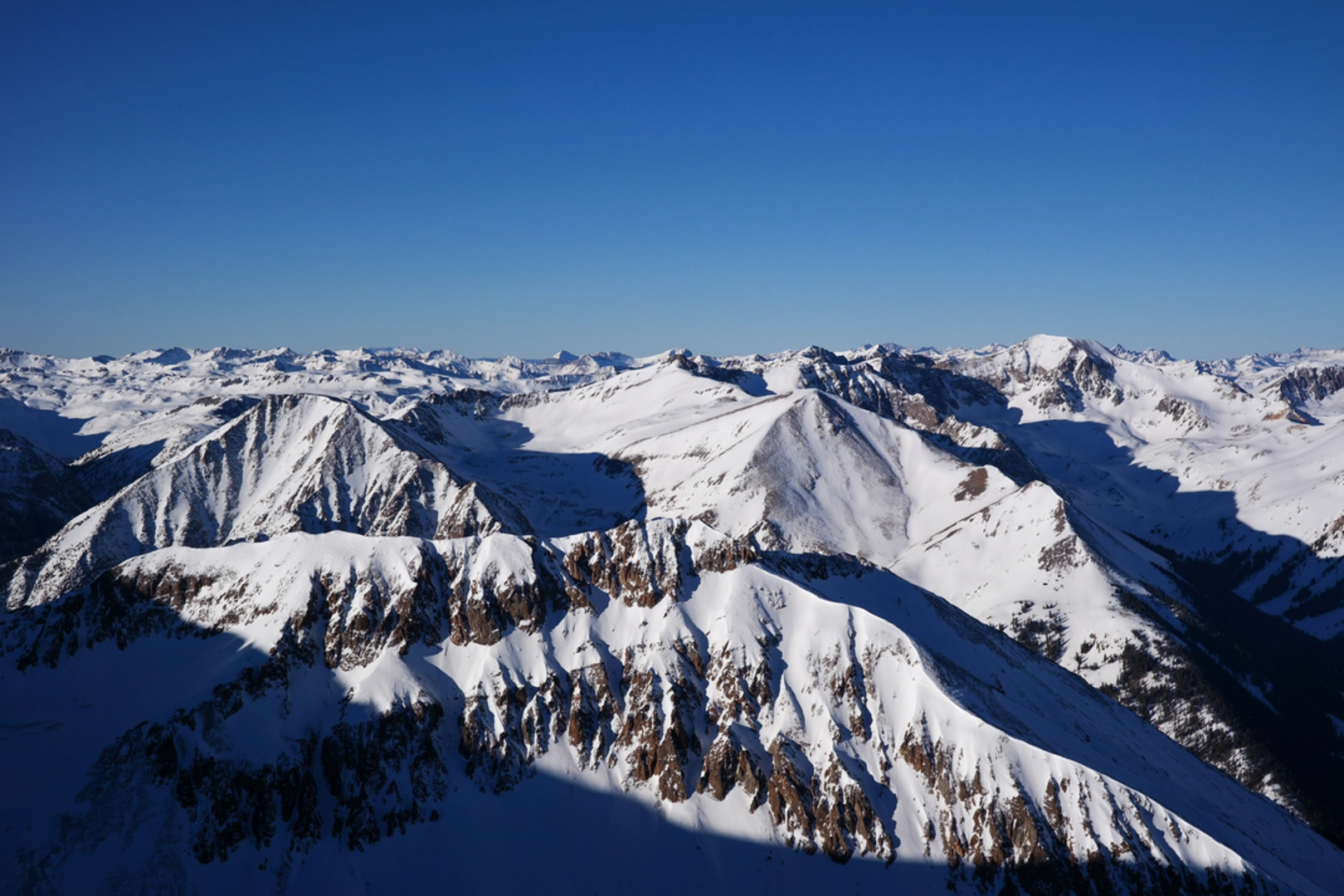 An image depicting the trail Sunshine Peak, Redcloud Peak via Silver Creek Trail and its surrounding area.