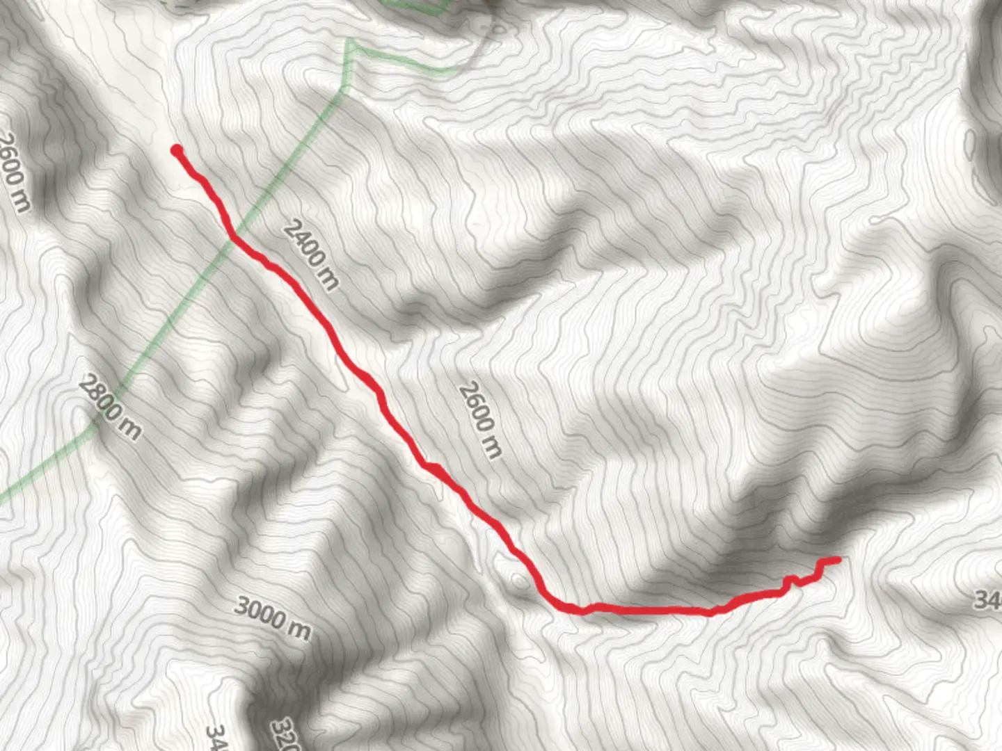 An image depicting the trail Avalanche - Silver Creek and Hell Roaring Trail and its surrounding area.