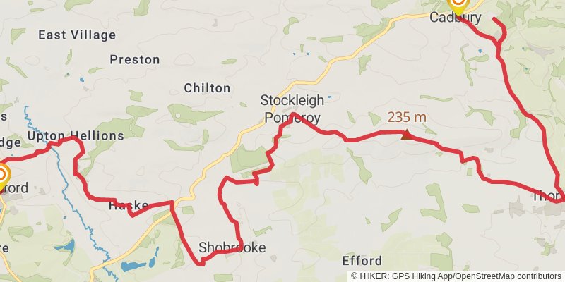 Mary Michael Pilgrims Way stage 18 Map