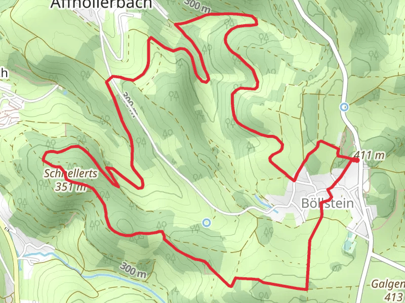 Ruine Schnellerts Loop - Bollstein