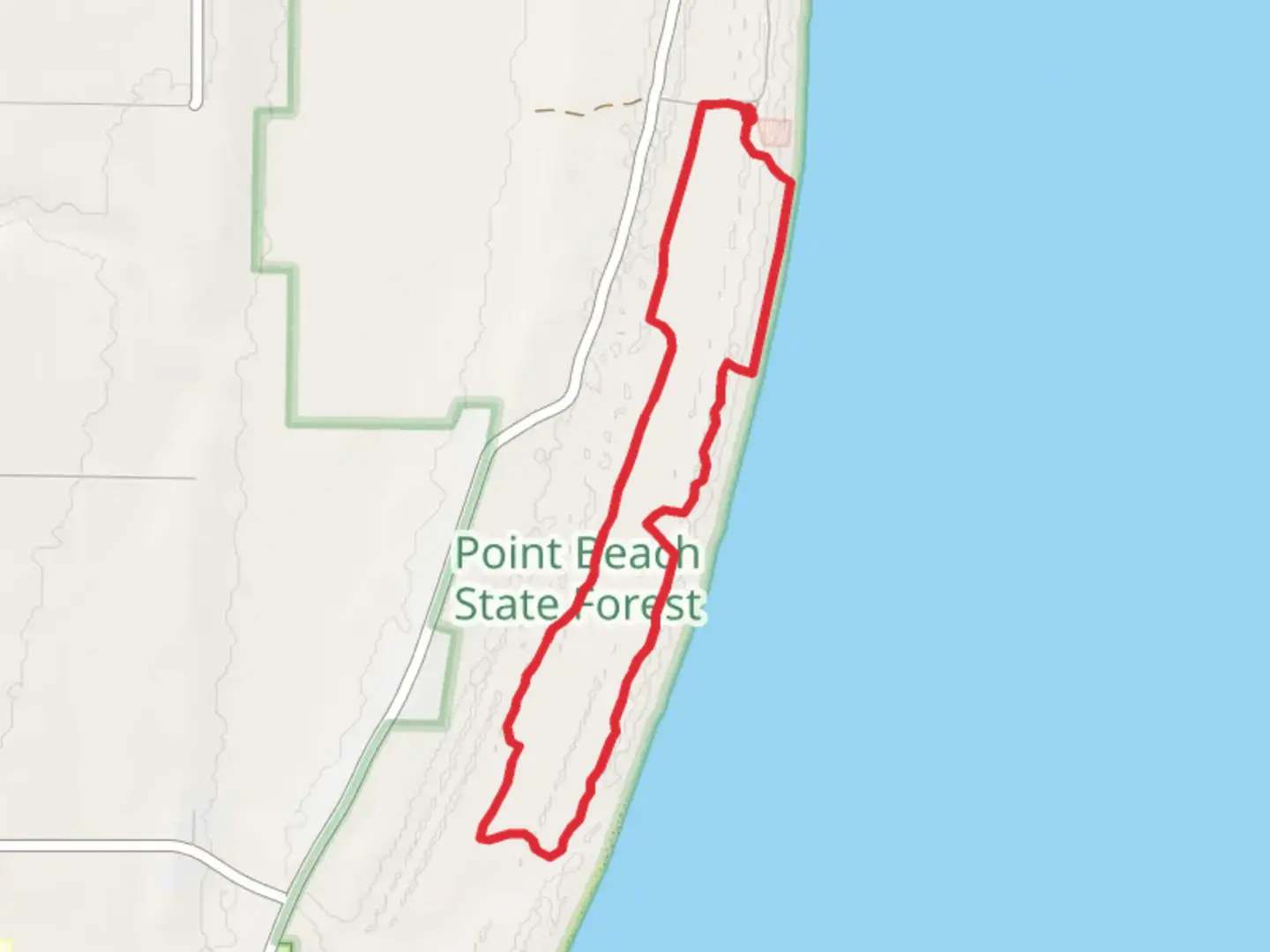 An image depicting the trail Molash Creek and Ice Age Loop Trail and its surrounding area.