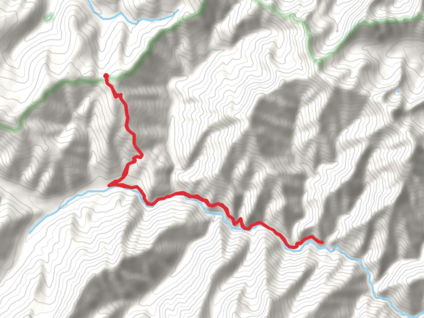 An image depicting the trail Indian Creek Trail - Mule Hill and its surrounding area.