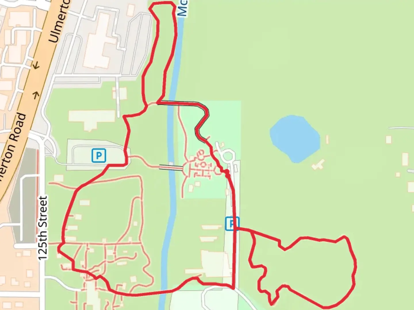 An image depicting the trail McKay Creek Loop and its surrounding area.