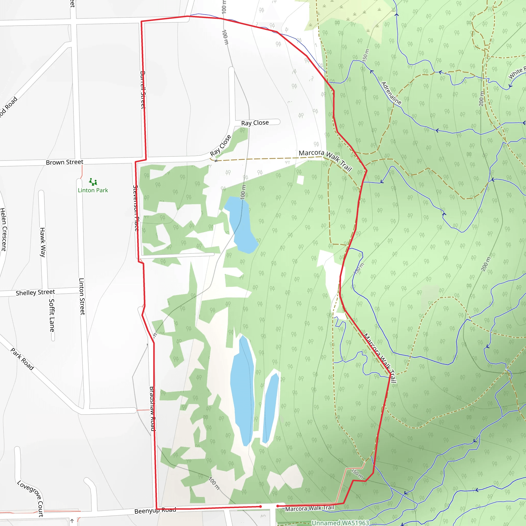 Marcora Walk mobile static map