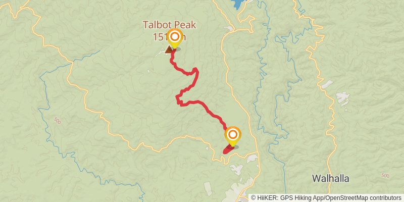Australian Alps Walking Track stage 2 Map
