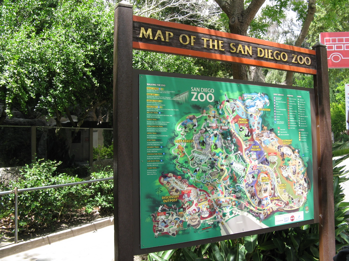 An image depicting the trail Balboa Park Loop and its surrounding area.
