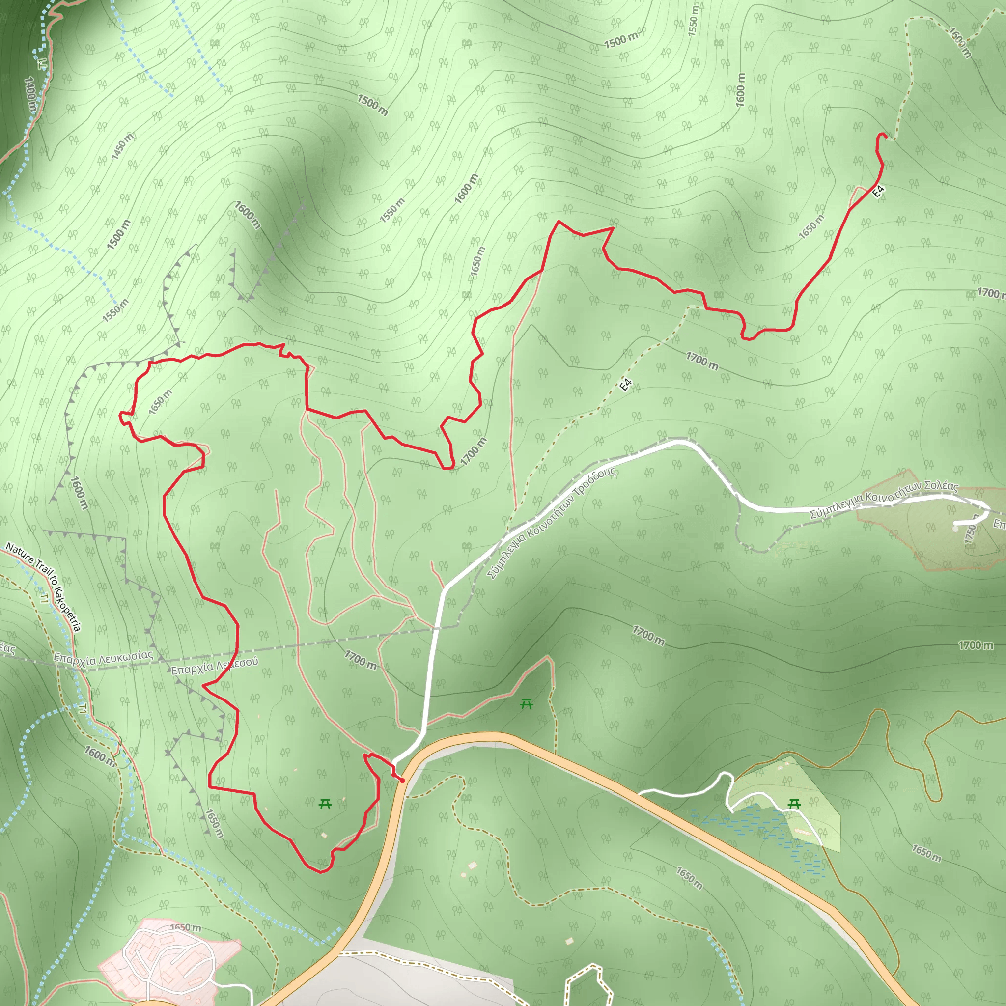 Mnimata Piskopon mobile static map
