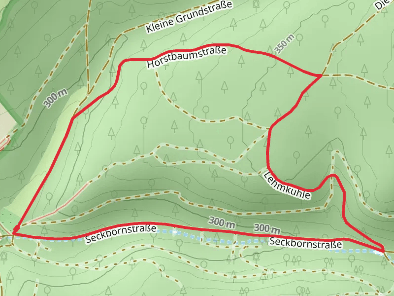 Seckbornstraße, Lehmkuhle and Horstbaumstraße Loop