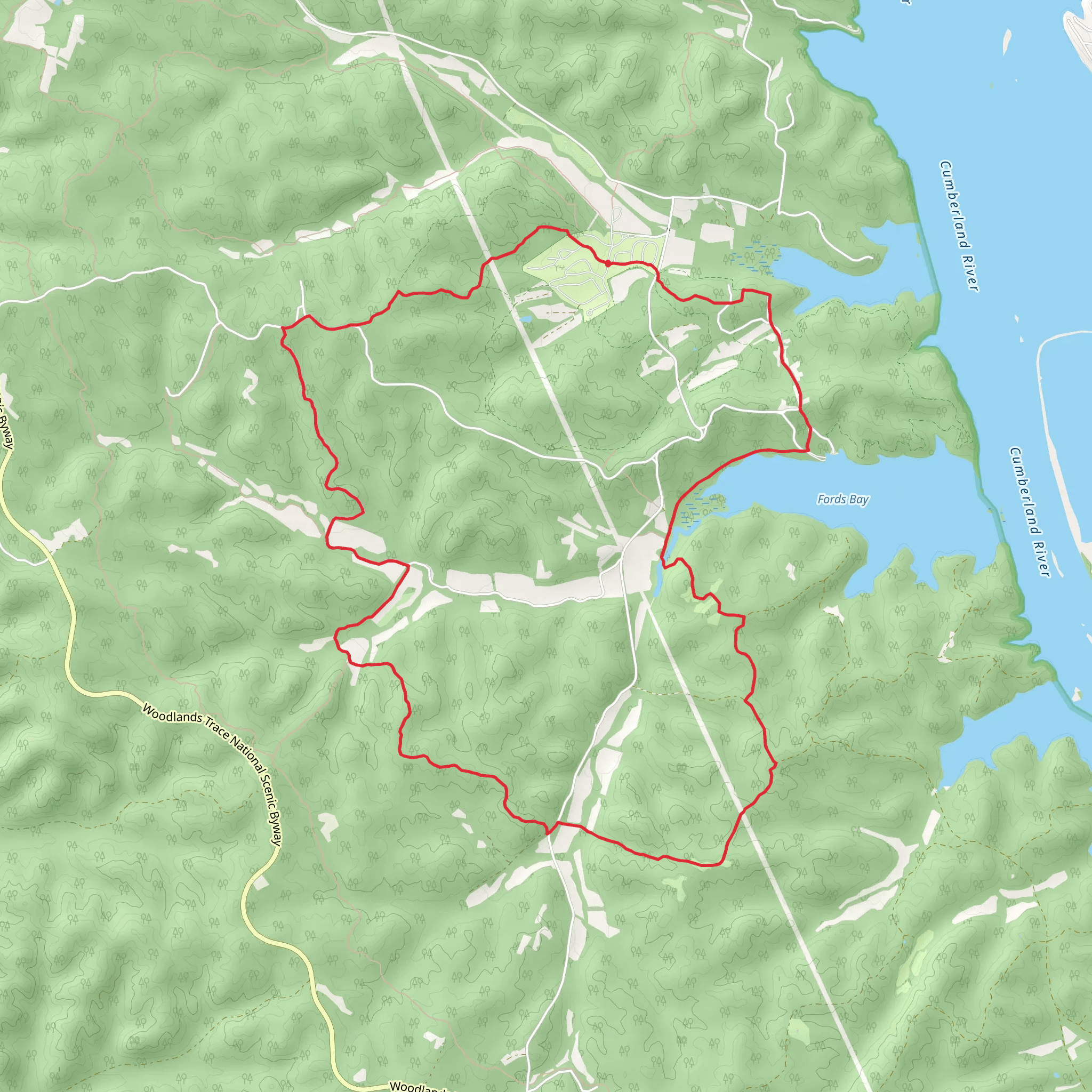 Trail 6,7,8 and Wranglers Campground Loop mobile static map