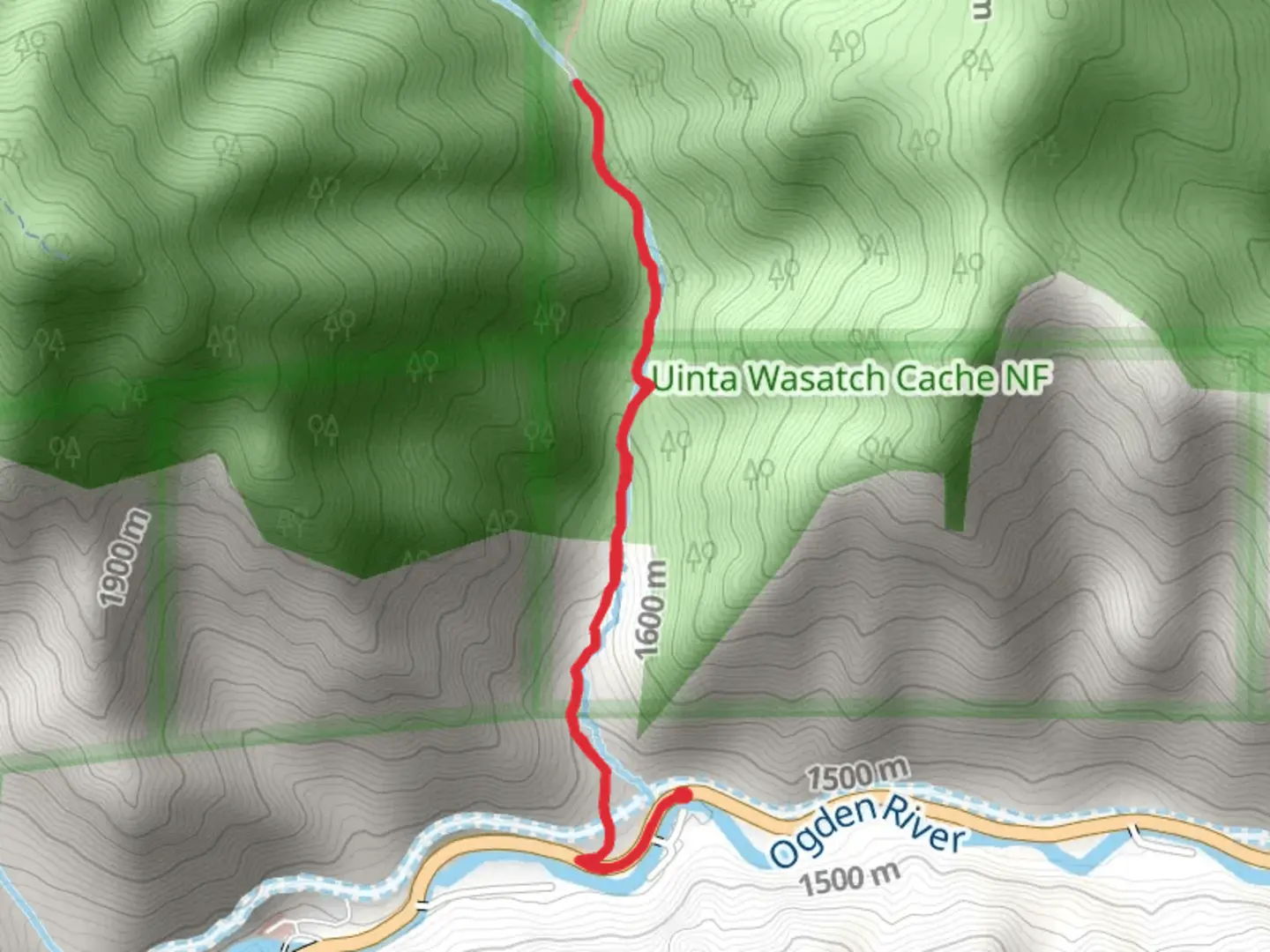 An image depicting the trail Goodale Creek and its surrounding area.