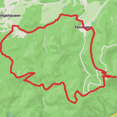 Honingen and Kieskautberg Loop mobile static map