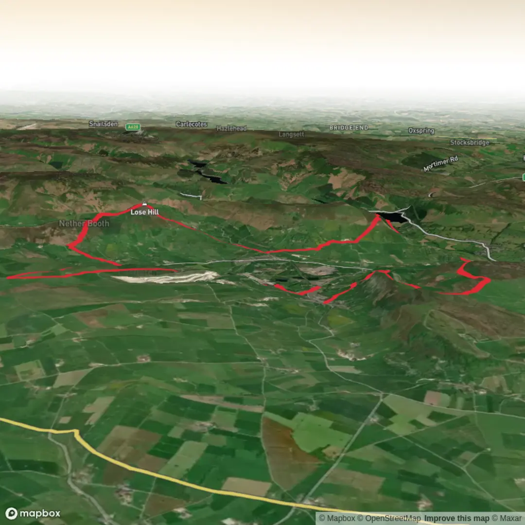 An image depicting the trail half tour of Bradwell and its surrounding area.