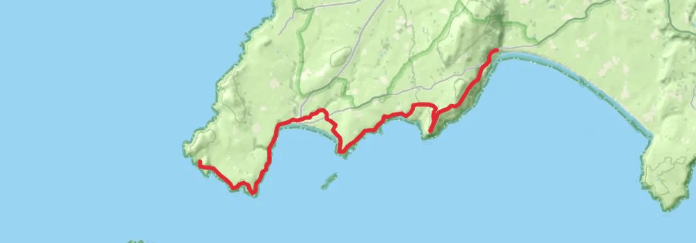 Wales Coast Path stage 23 Map