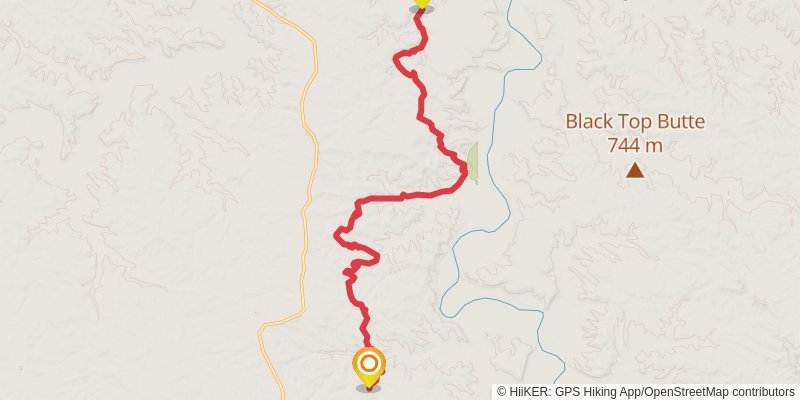Maah Daah Hey Trail stage 7 Map