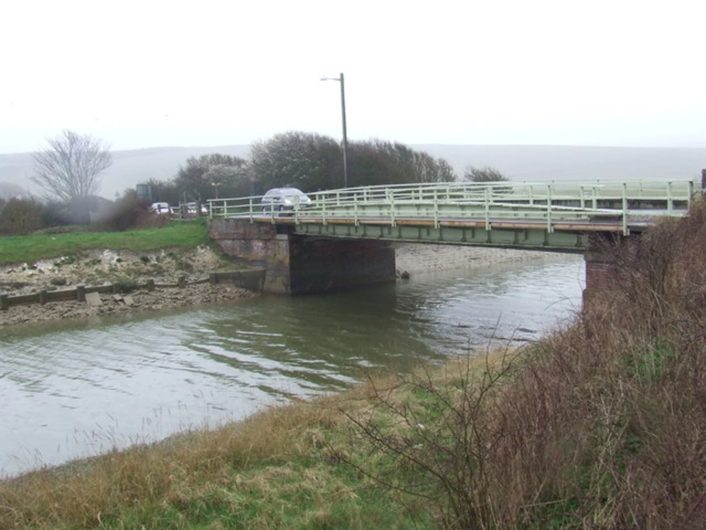 An image depicting the trail Cuckmere River, Exceat Bridge and Cliff End Walk and its surrounding area.