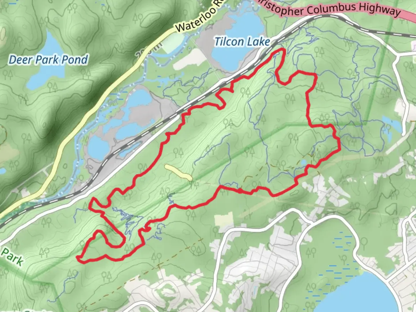 An image depicting the trail Green, White and THE Golden Loop Trail and its surrounding area.