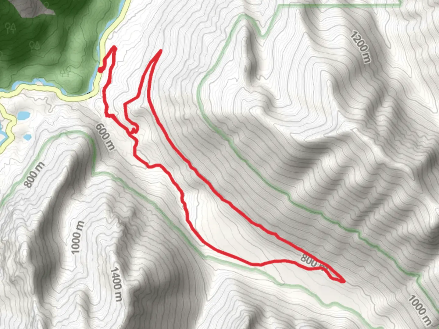 An image depicting the trail Lower Elliott and Upper Elliott Loop Trail and its surrounding area.
