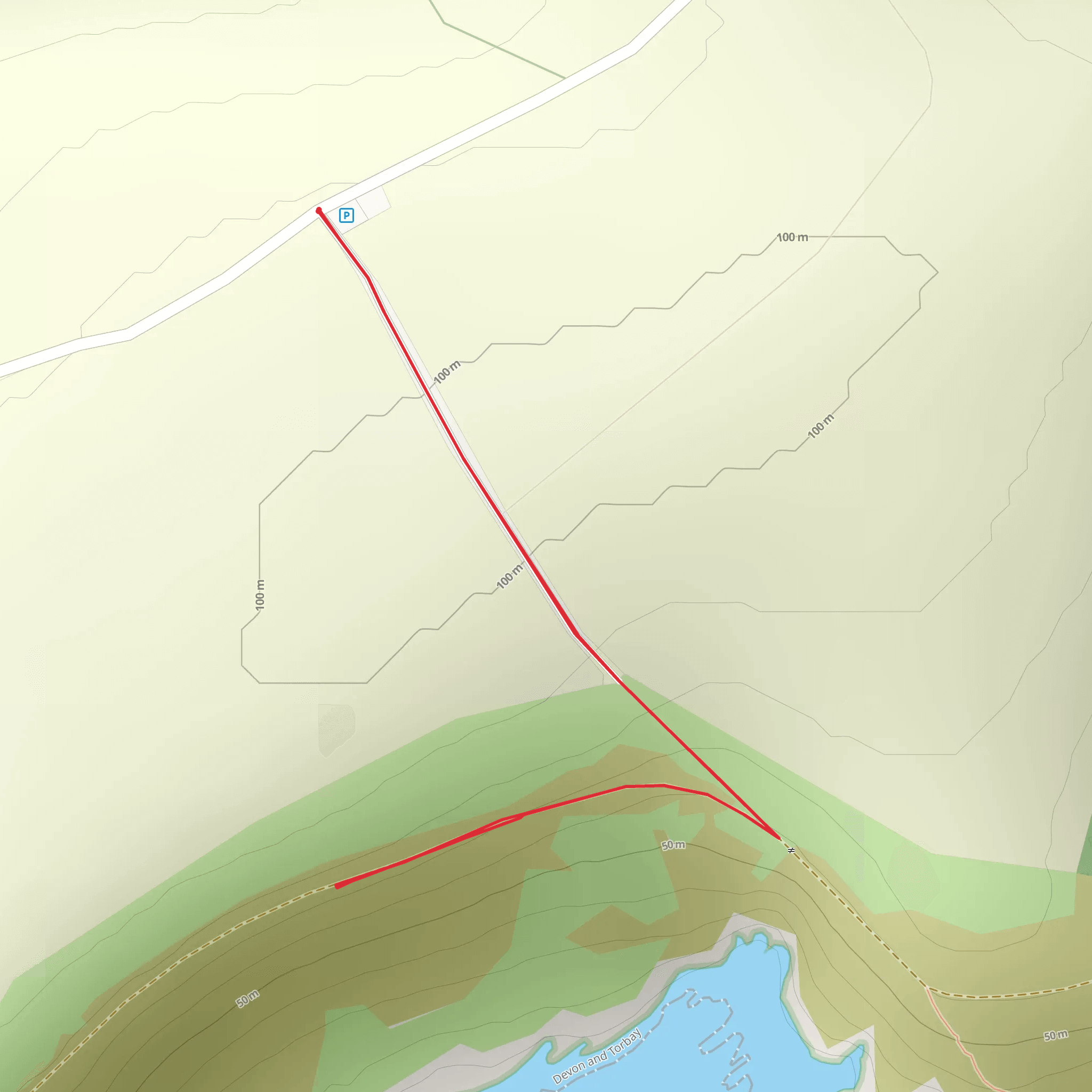 Stoke Point Short Walk mobile static map
