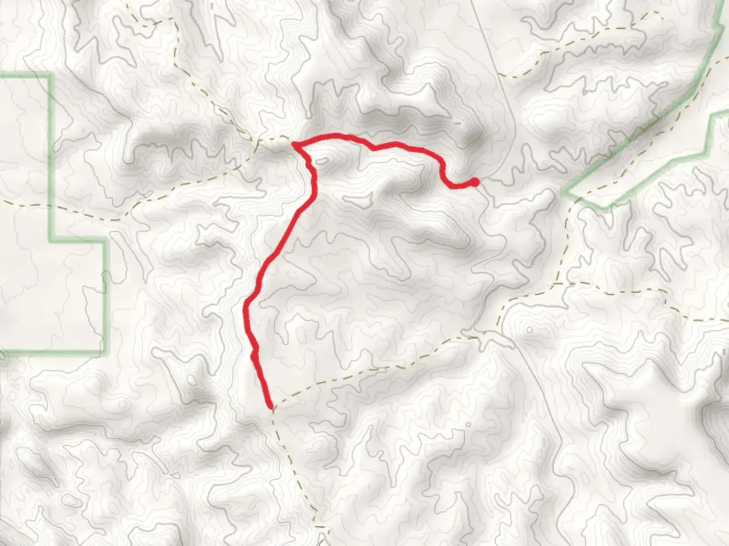 An image depicting the trail Halbert Gulch Crossover Trail via Lampkin Gulch Trail and its surrounding area.