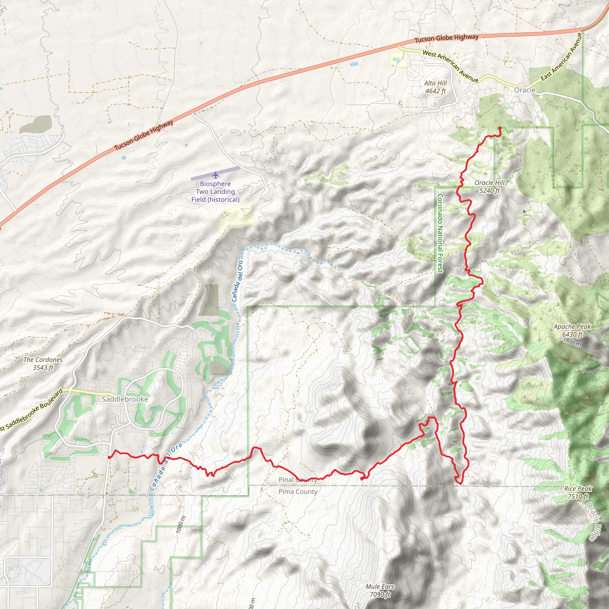 Charouleau Gap Road Trail mobile static map