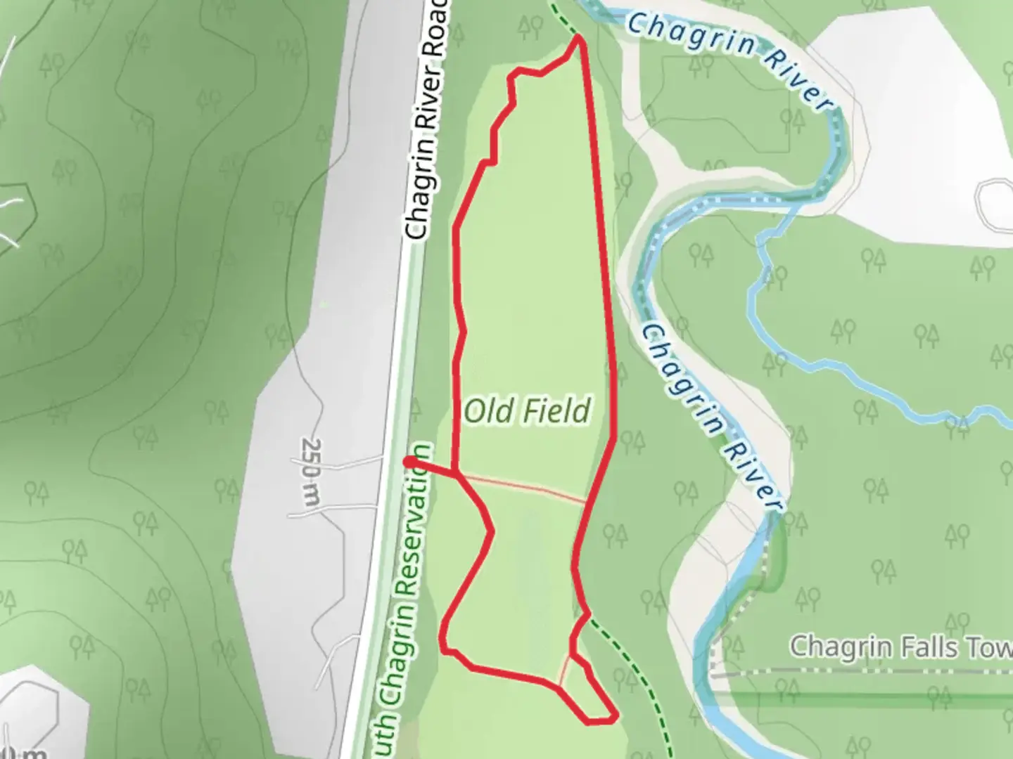 An image depicting the trail Bridle Loop Trail and its surrounding area.