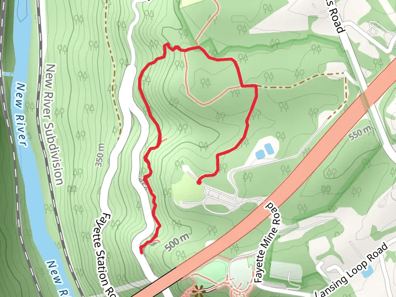 Burnwood and Bridge Buttress Trail