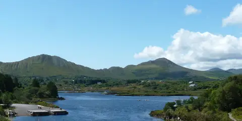 An image depicting the trail Fermoyle Loop - Sneem and its surrounding area.