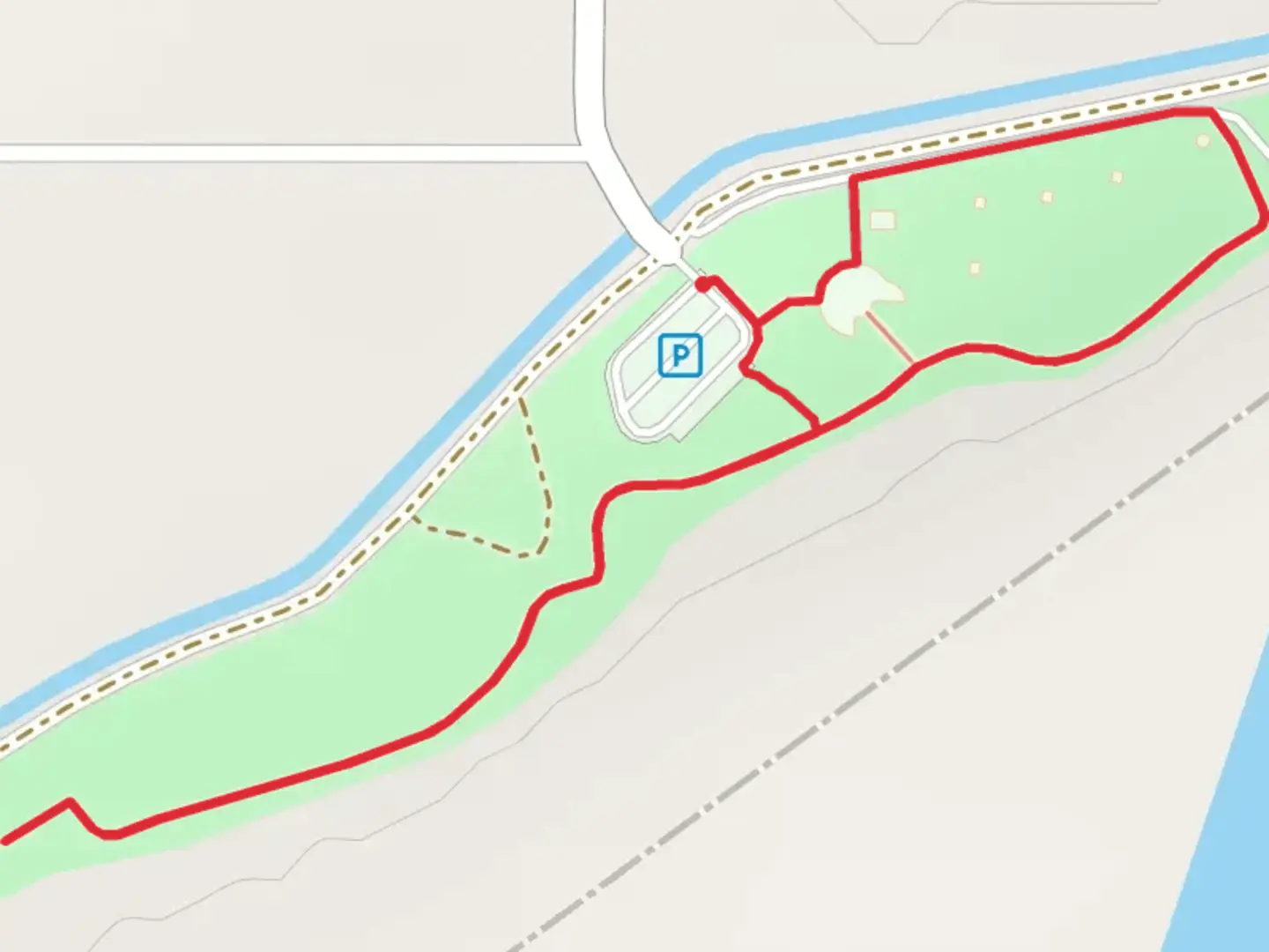 An image depicting the trail Missouri River Track and its surrounding area.