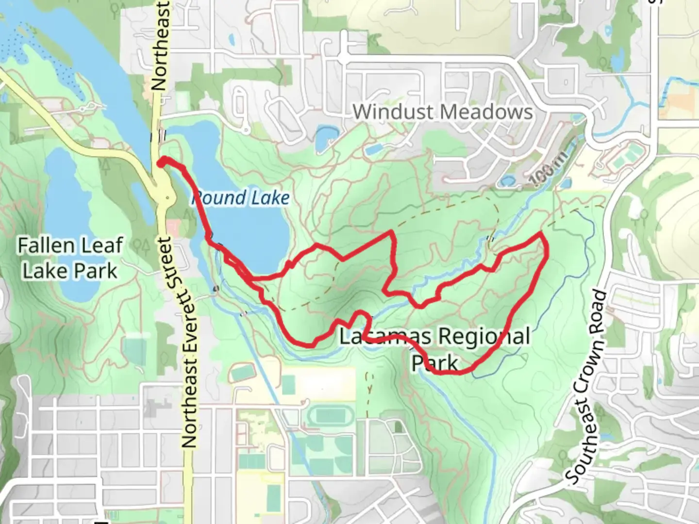 An image depicting the trail Lake to Lake Trail and its surrounding area.