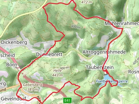 Gevelndorf and Grossenddrescheid Loop via Fuelbecketalsperre