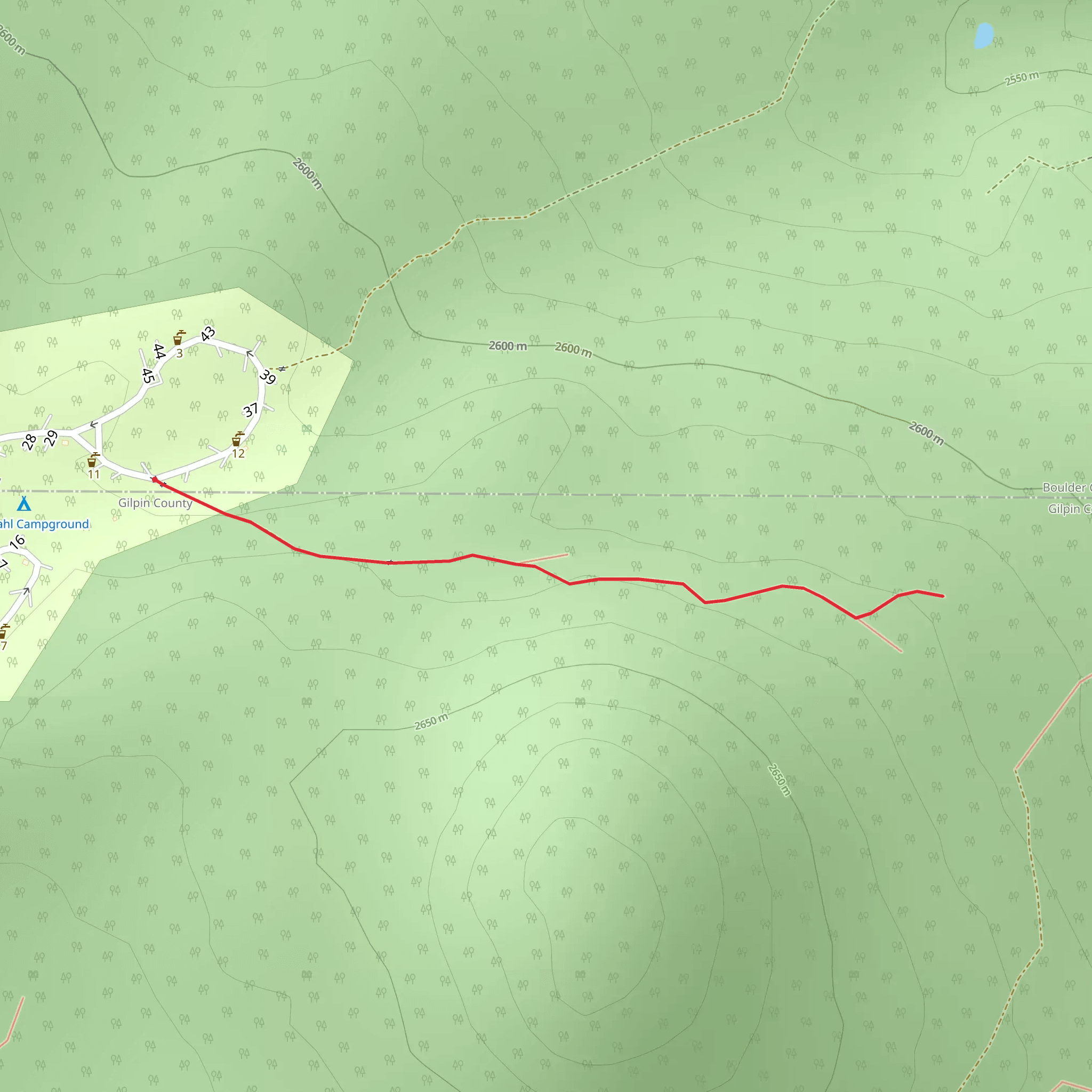 Pine Walk mobile static map