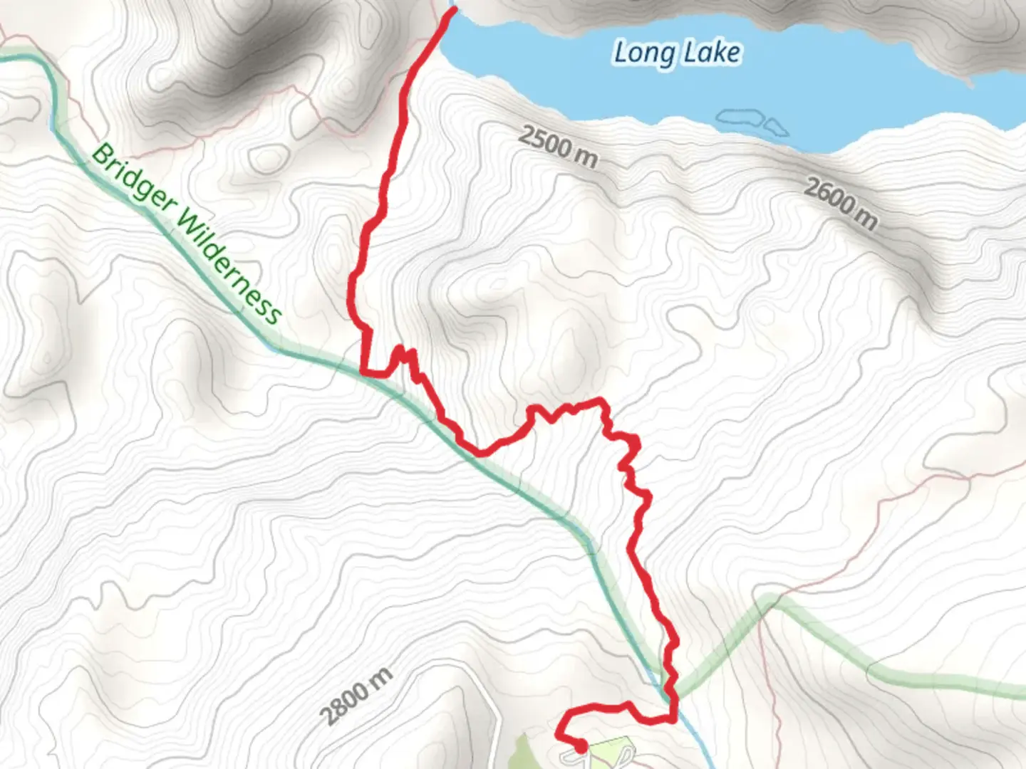 An image depicting the trail Long Lake Trail and its surrounding area.