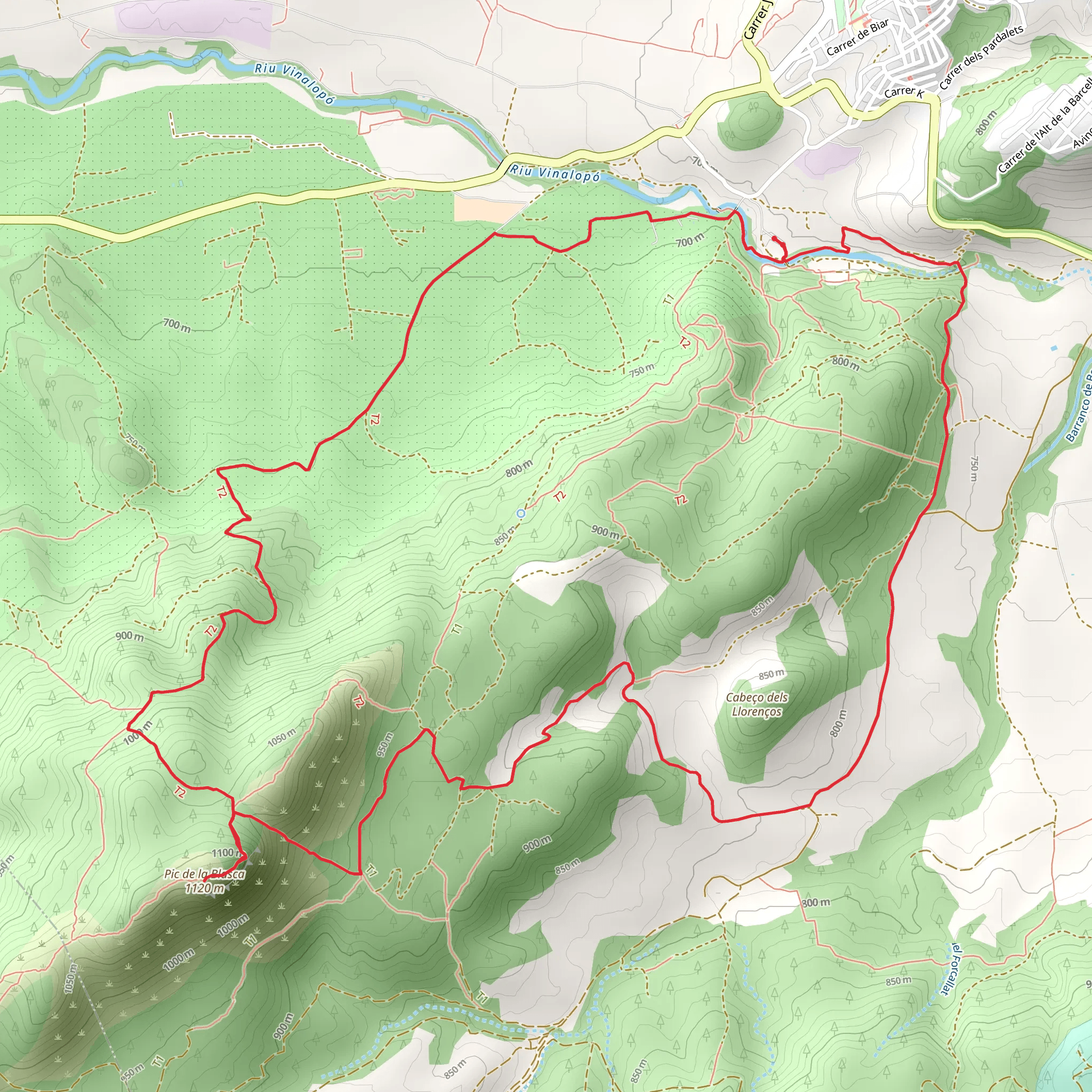 Banyeres - La Blasca - Banyeres PR CV 313 mobile static map