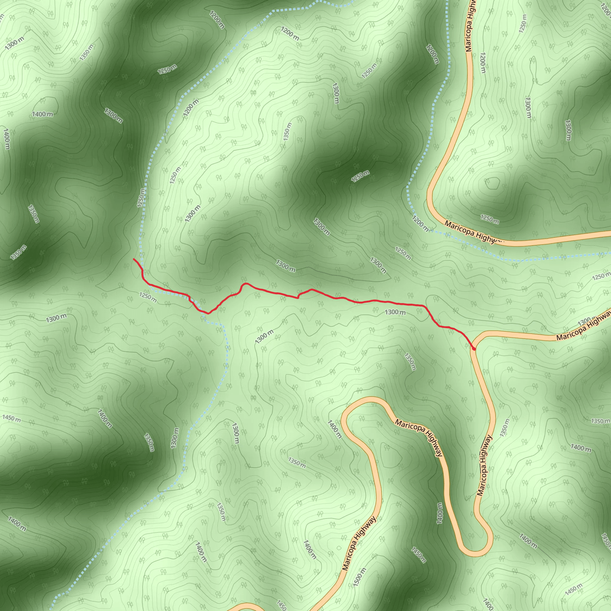 Deal Connector Trail mobile static map